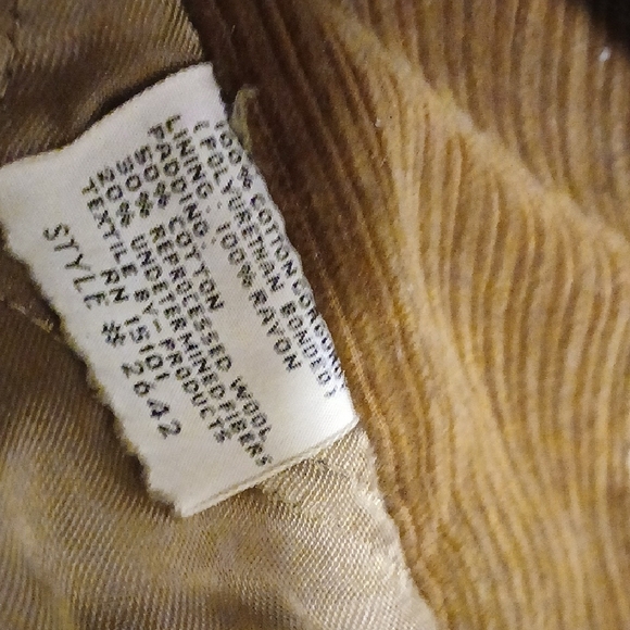 Corduroy Shirt Jacket with Quilted Lining - Tan - Picture 3 of 10